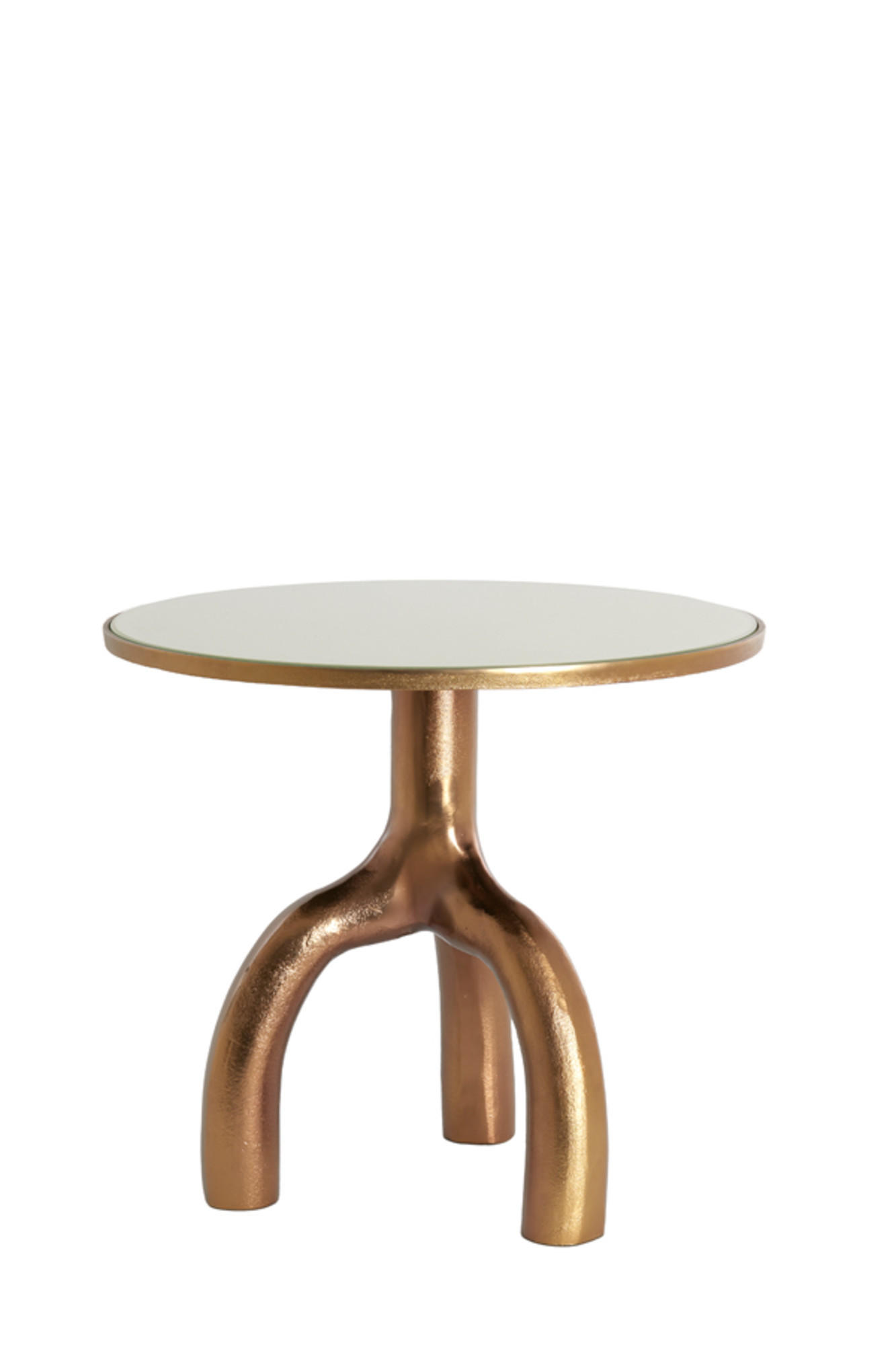 BEISTELLTISCH Mello Braun Ø50,5/45,5 cm - Braun, Metall (50.5/50.5/45.5cm) - Light & Living