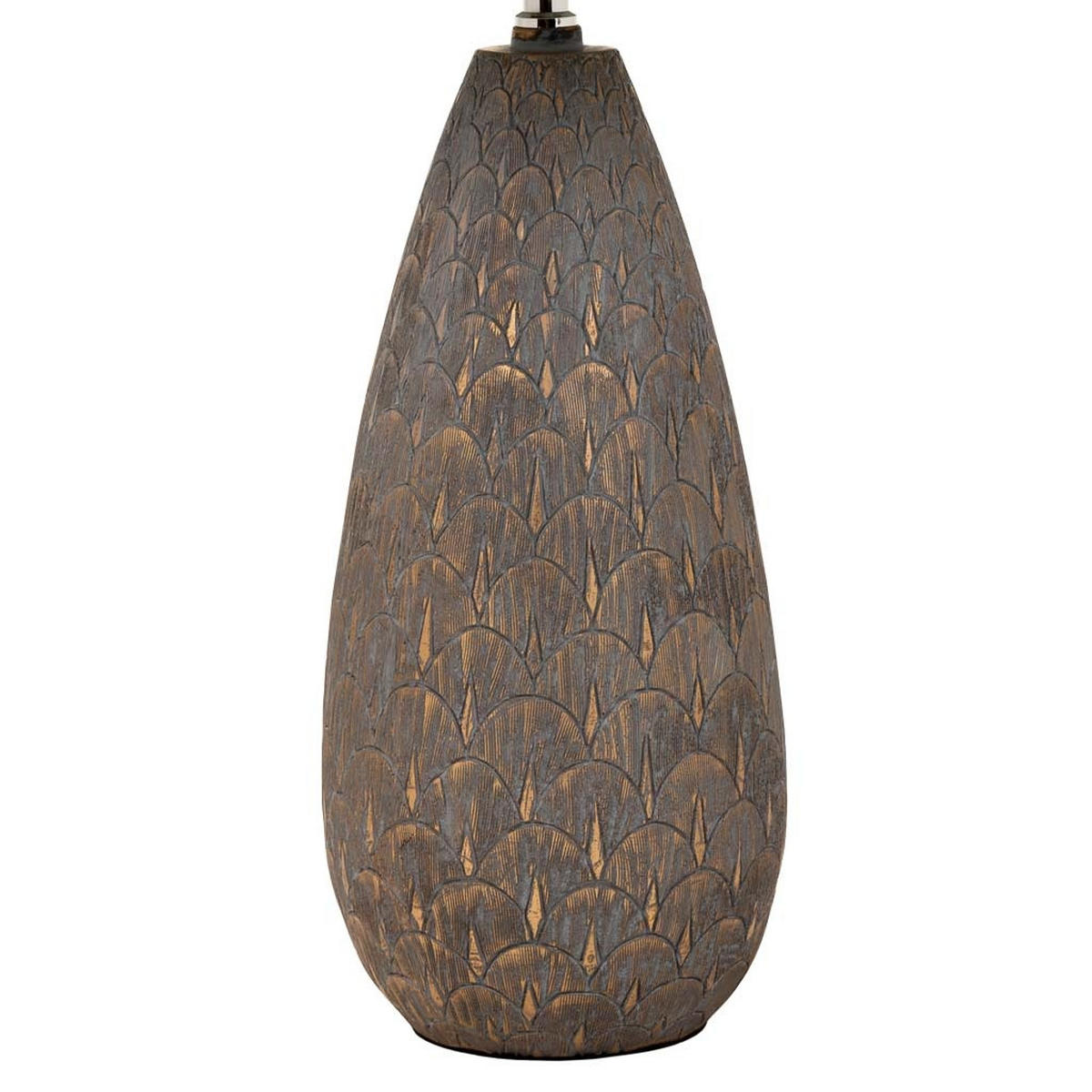 LAMPE aus Polyresin, golden - Goldfarben, Stein (18/18/46cm) - Wanderlust