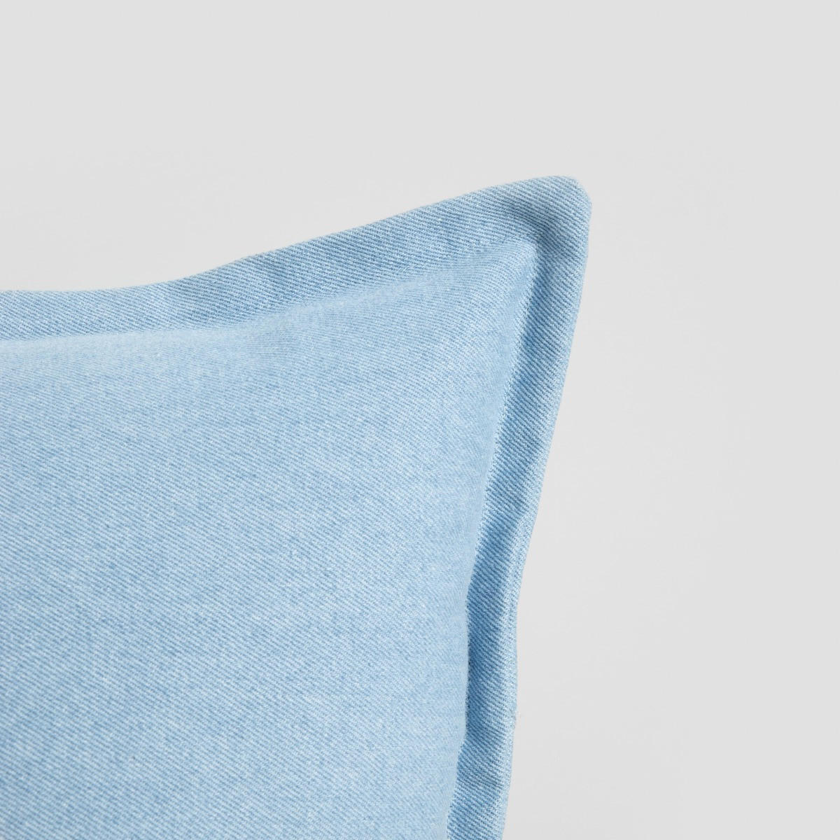 KOPFKISSENBEZUG Thorn denim 45/45 cm - Blau, Textil (45/45cm) - Homla