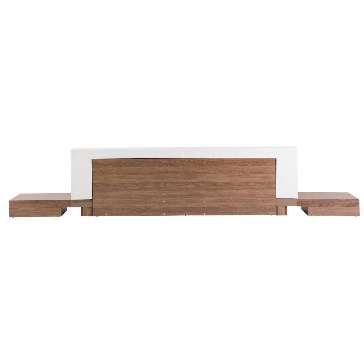 WASSERBETT 180/200 cm Heller Holzfarbton Zen - Hellbraun, Holzwerkstoff (180/200cm) - Beliani