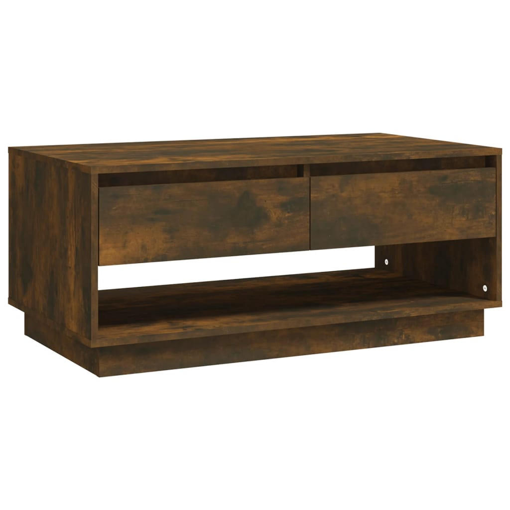 COUCHTISCH Räuchereiche 102,5x55x44 cm Holzwerkstoff - Braun, Holzwerkstoff (102.5/55/44cm) - furnicato