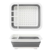 ABTROPFGESTELL Geschirrbox - Grau, Kunststoff (31.5/12.7/36cm) - Intirilife