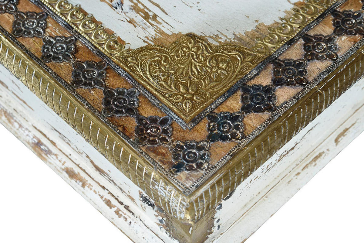 COUCHTISCH aus Mangoholz - Perlmutt, Holz (140/80/45cm) - Giner y Colomer