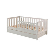 JUNIORBETT Karie 148x60x76 aus Massivholz+MDF in Weiß - Weiß, Holz (70/140cm) - 58aufmkessel