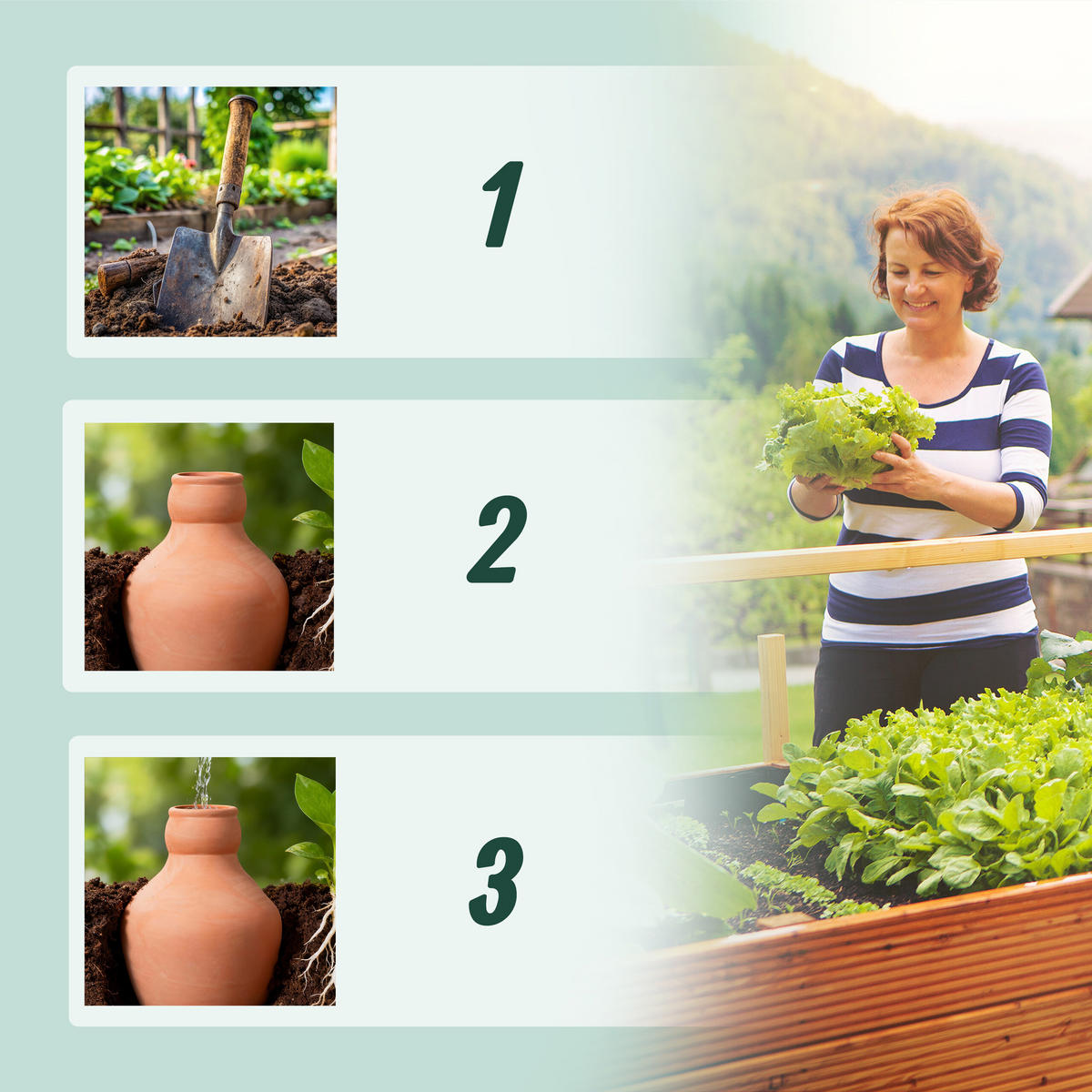 3XOLLAS - Hellbraun, Keramik (11/14/11cm) - Relaxdays