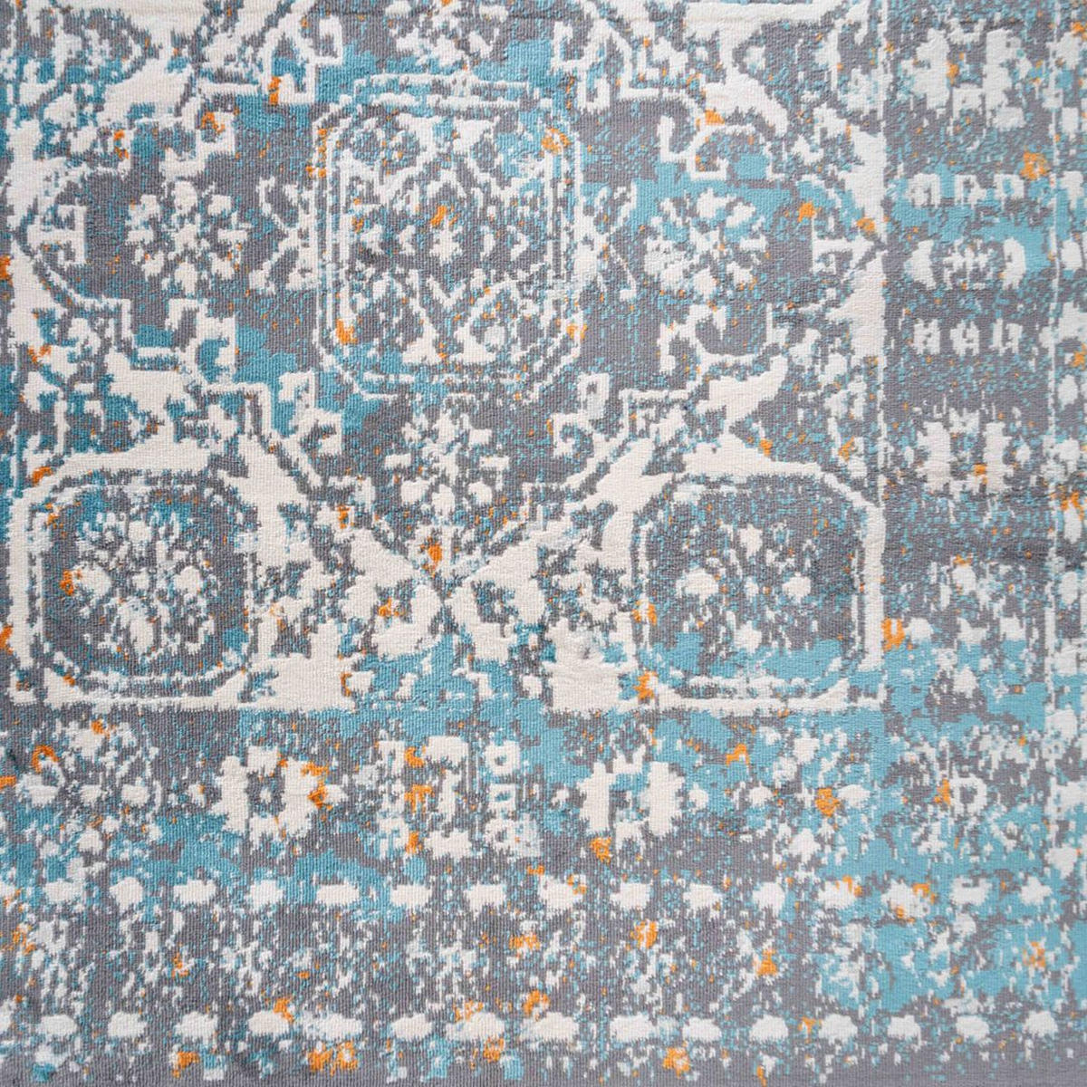 VINTAGE-TEPPICH Catalina Grau - Grau, Textil (120/170cm) - Kukoon Rugs