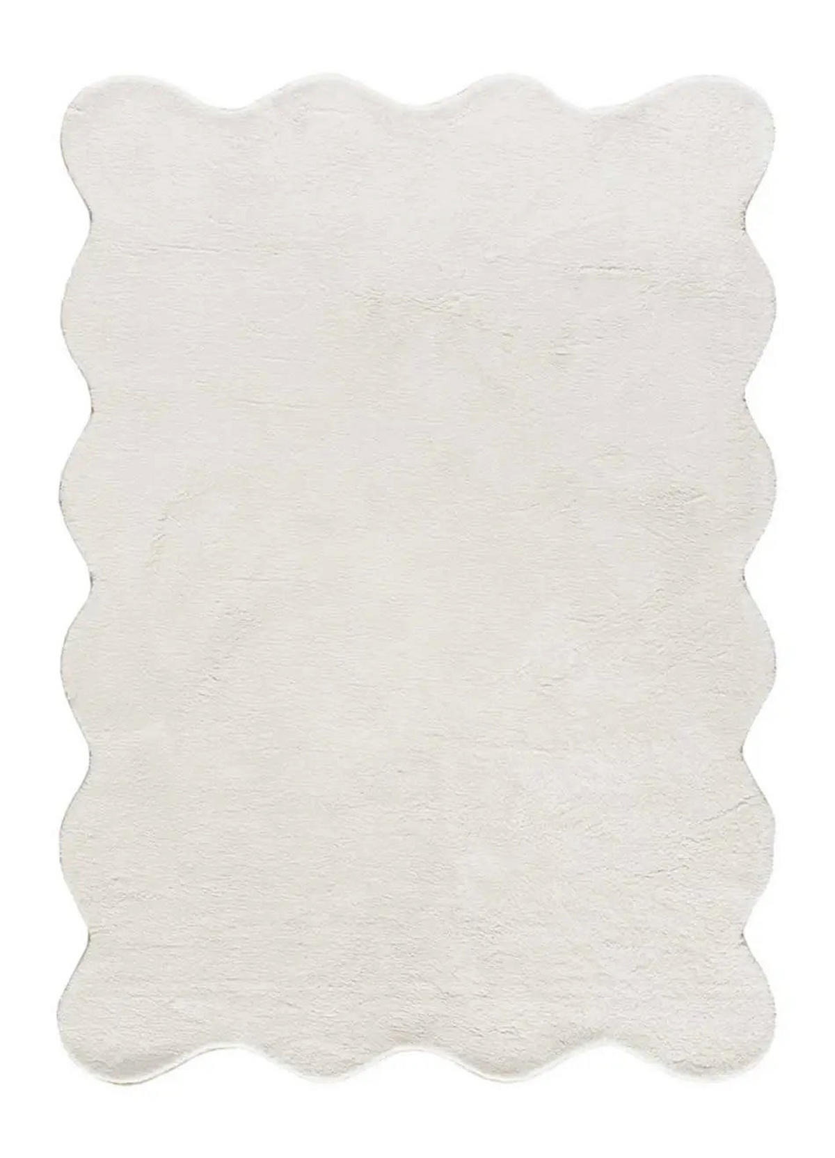 HOCHFLORTEPPICH Waschbar Weiß Mellow 120/170 cm - Weiß, Kunststoff/Textil (120/170cm) - Atticgo