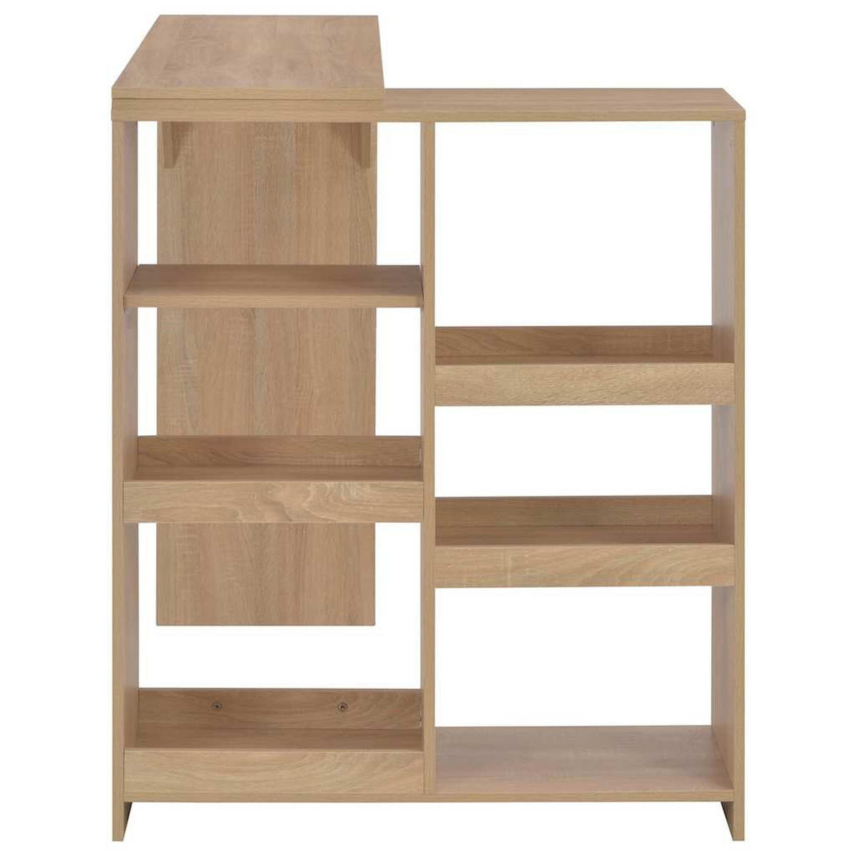 BARTISCH Mit Beweglichem Regal Eichenbraun 138/39/110 Cm - Eichefarben, Holz (138/39/110cm) - vidaXL