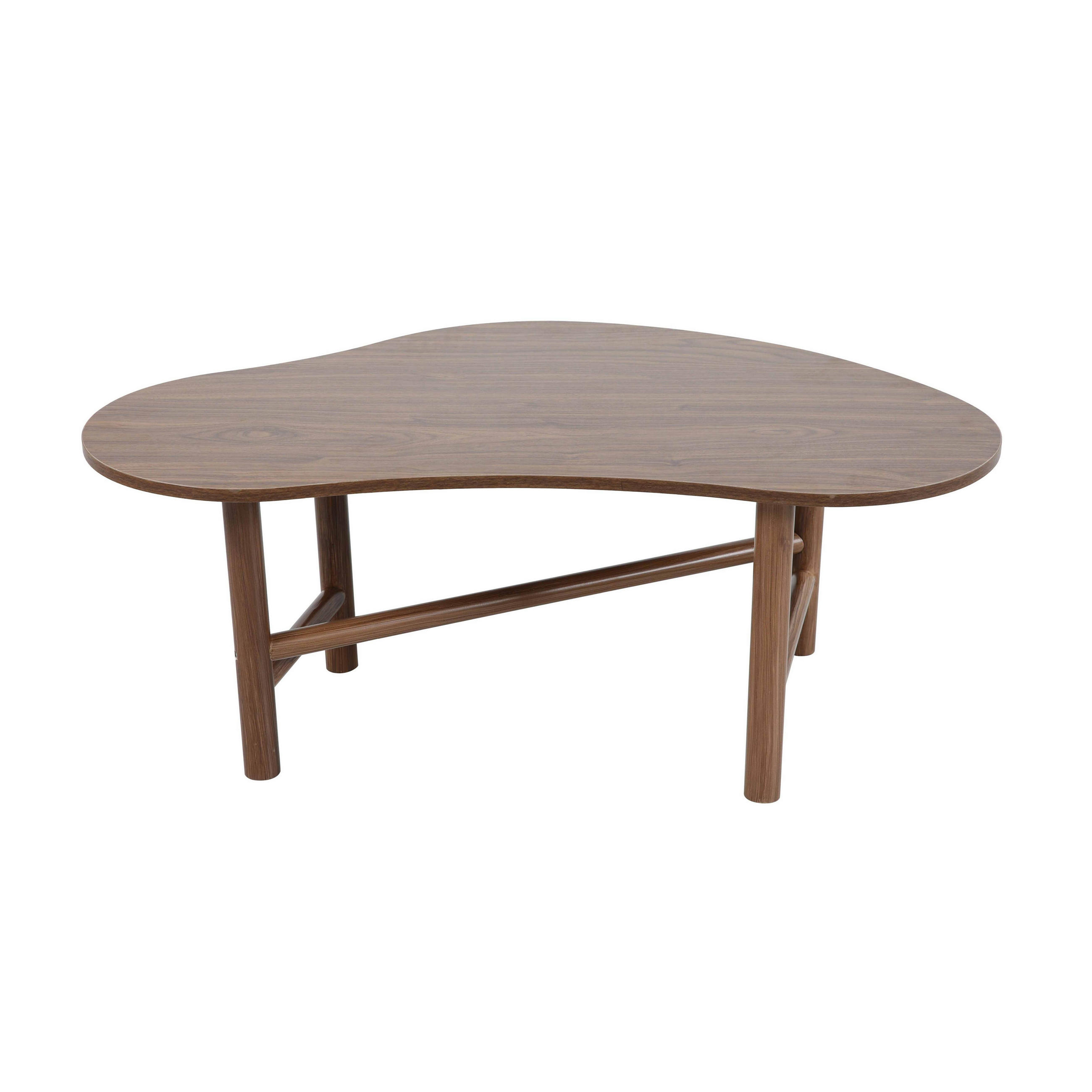 COUCHTISCH, Braun - Dunkelbraun/Braun, Holz (100/60/38cm) - Oviala