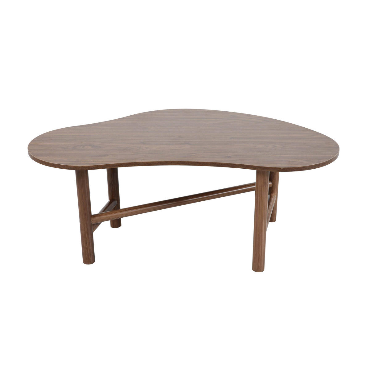 COUCHTISCH, Braun - Dunkelbraun/Braun, Holz (100/60/38cm) - Oviala