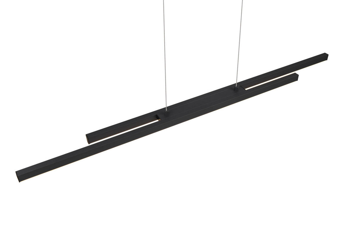 HÄNGELAMPE ODIO - Schwarz - 0/0/150 cm - Schwarz, Metall (110/110/150cm) - Trio Leuchten