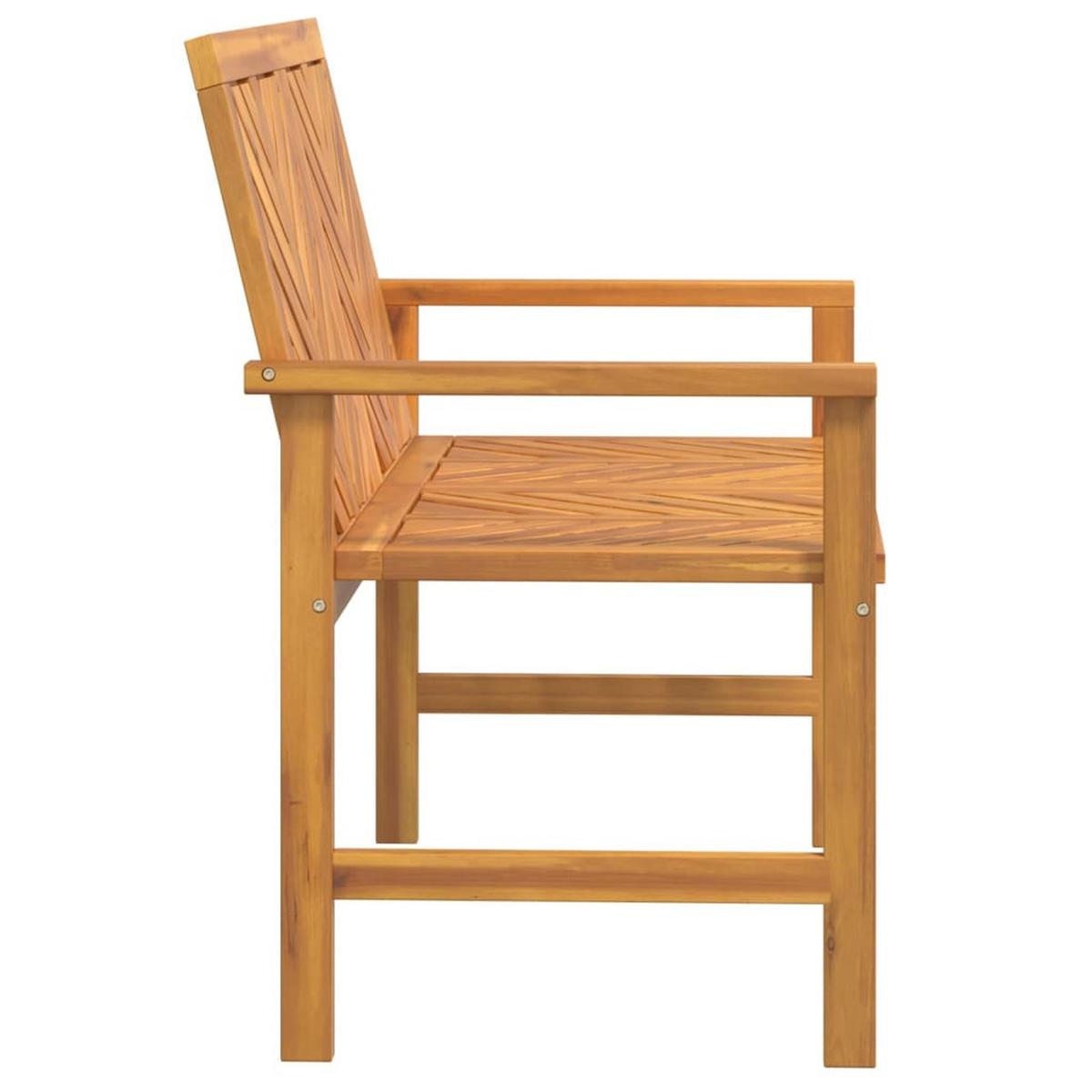 GARTENBANK 109 cm Massivholz Akazie - Braun, Holz (109/89/62.5cm) - furnicato