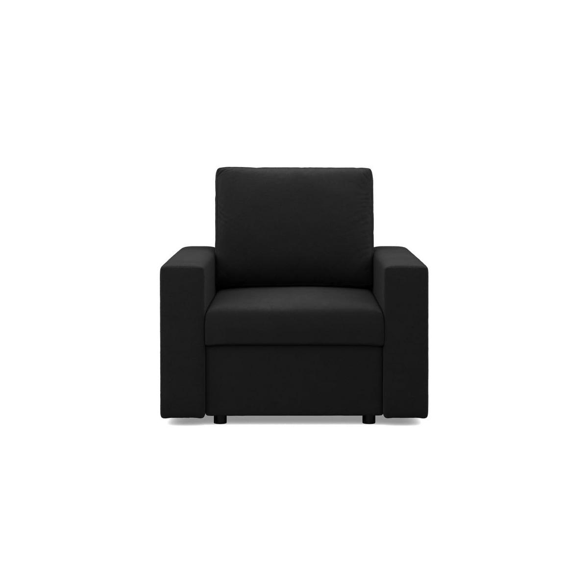 LOUNGESESSEL NEO, Schwarz - Schwarz, Textil (83/85/92cm) - Mebligo