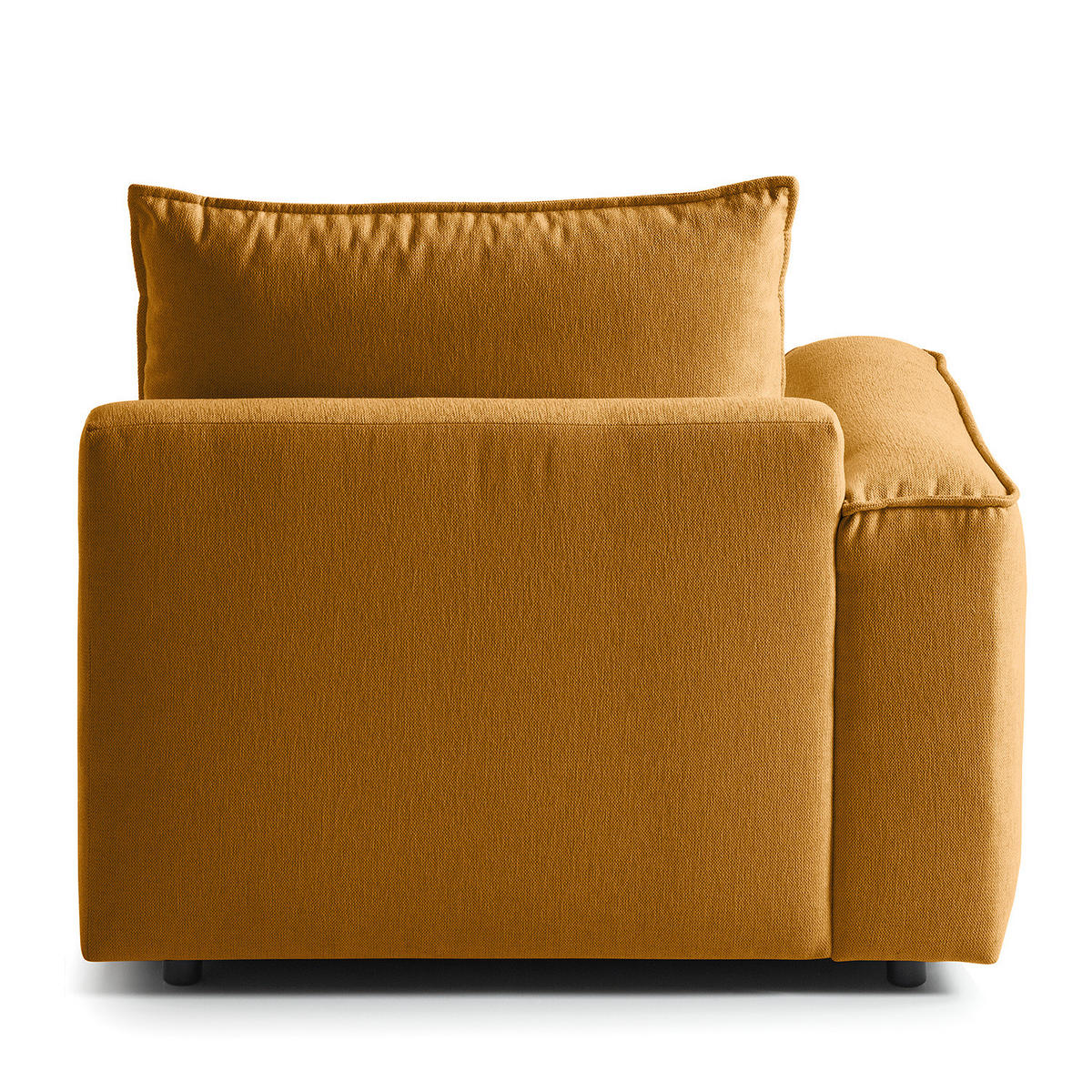 MODULSESSEL - Orange, Holz/Textil (104/82/99cm) - home24
