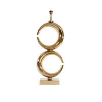 LAMPENFUSS Mond Gold Ø37/99 cm - Goldfarben, Metall (37/26/99cm) - Light & Living