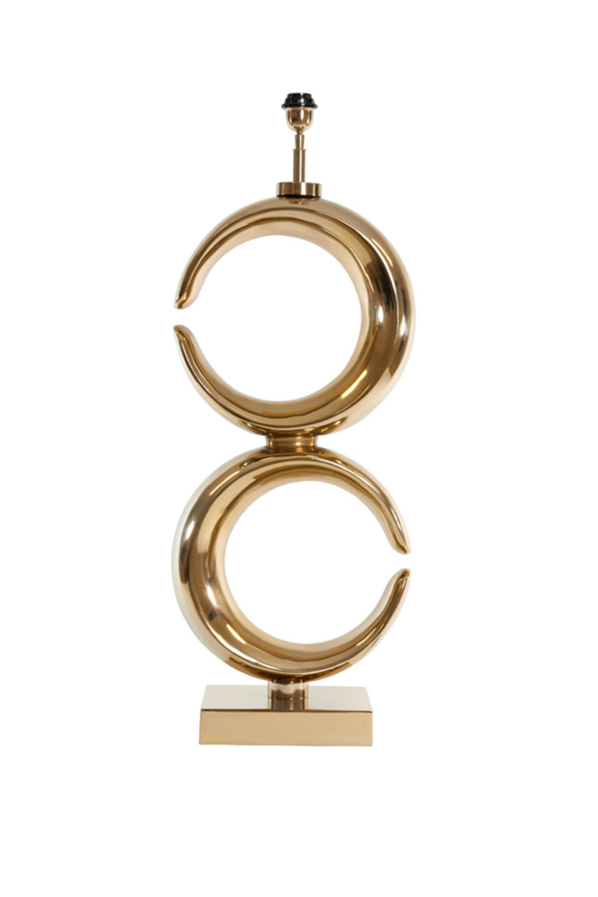 LAMPENFUSS Mond Gold Ø37/99 cm - Goldfarben, Metall (37/26/99cm) - Light & Living