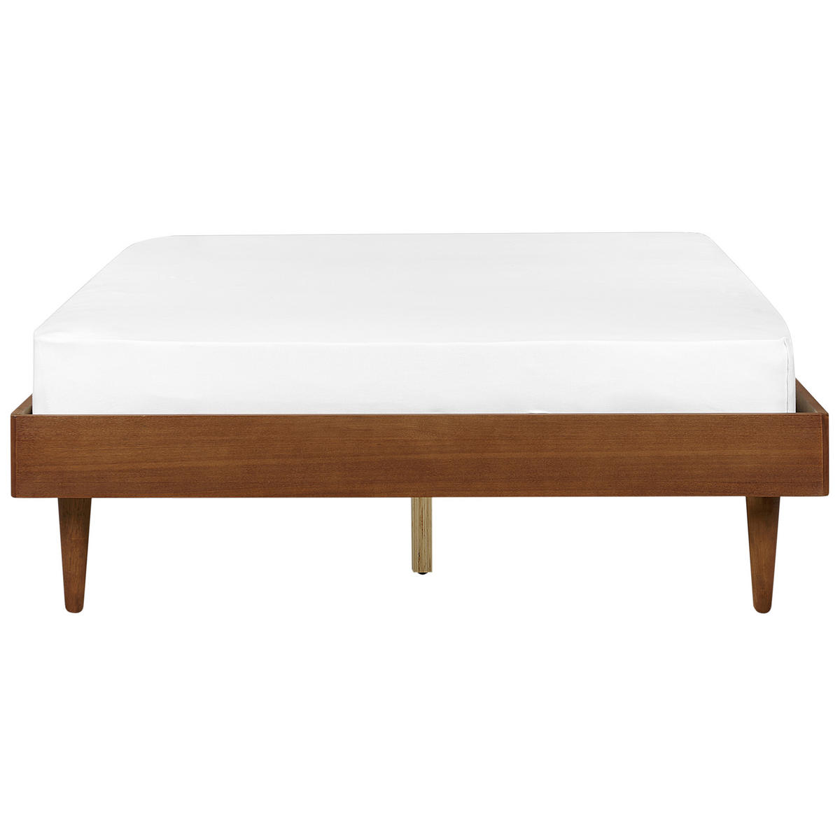 BETT mit Lattenrost 140/200 cm Braun Toucy - Braun, Holzwerkstoff (140/200cm) - Beliani