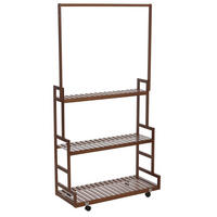 STANDGARDEROBE Braun - Braun, Holz (93/175/38cm) - MCW
