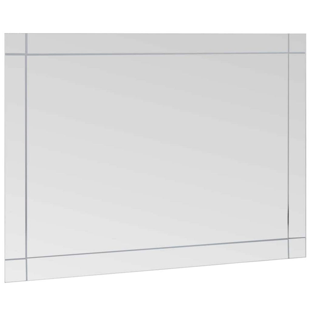 WANDSPIEGEL 60x50 cm Glas - Silberfarben, Glas (50/60/1cm) - furnicato