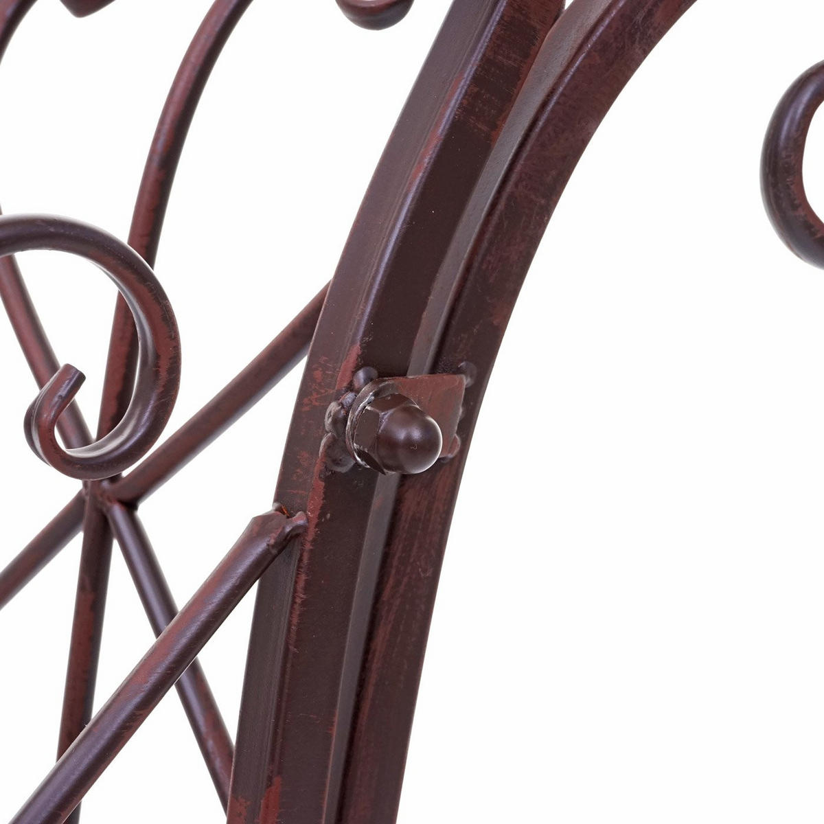 GARTENBANK ROST-OPTIK 2-SITZER Braun - Braun, Metall (148/93/50cm) - MCW