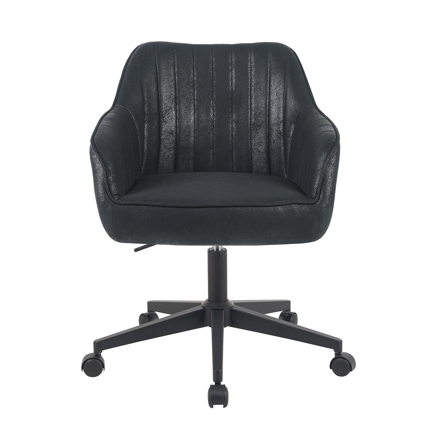 BÜROSTUHL Mika-Elio 2er-Set - Schwarz, Textil/Metall (60/79/61cm) - DUBI Möbel