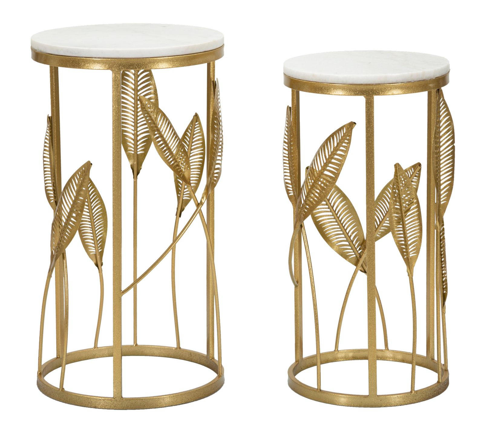 Mauro Ferretti Beistelltische Gold 35x66x35 cm