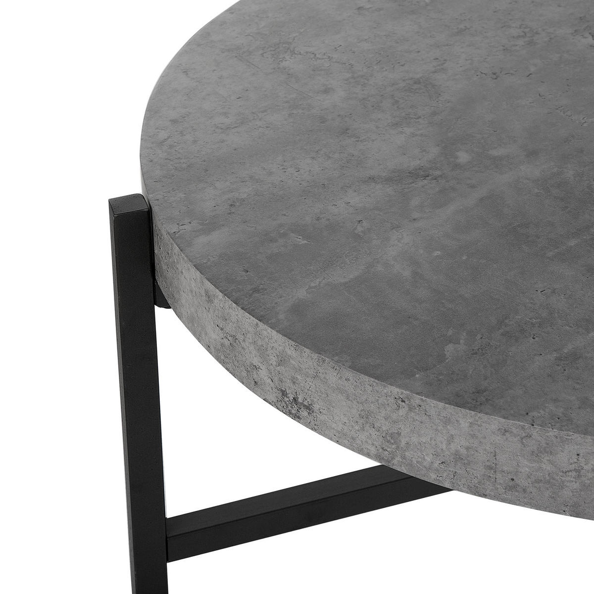 COUCHTISCH grau/Betonoptik 70 cm Bonita - Grau, Holzwerkstoff (70/70/42cm) - Beliani
