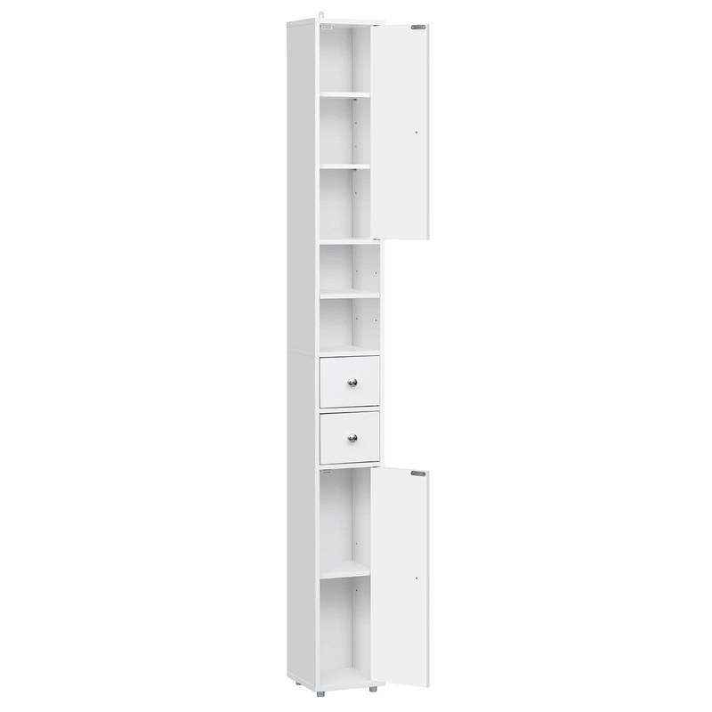 HOCHSCHRANKHOCHSCHRANK Weiß 20x180x20 cm - Weiß, Holzwerkstoff (20/180/20cm) - Bextsrack