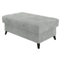 POLSTERHOCKER Nord - Schwarz/Graphitfarben, Holz/Textil (106/44/67cm) - MIRJAN24