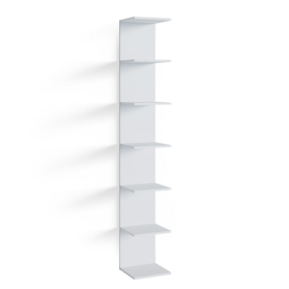WANDREGAL Paolo Weiß 30 x 190 cm - Weiß, Holzwerkstoff (30/190/28cm) - Vicco