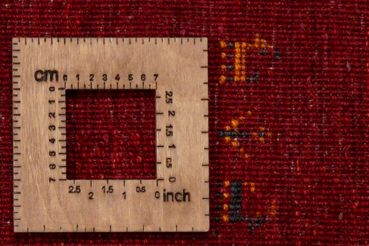 LÄUFER Orient handgeknüpft Rot 220/81 cm Schurwolle - Rot, Textil (81/220cm) - Looma