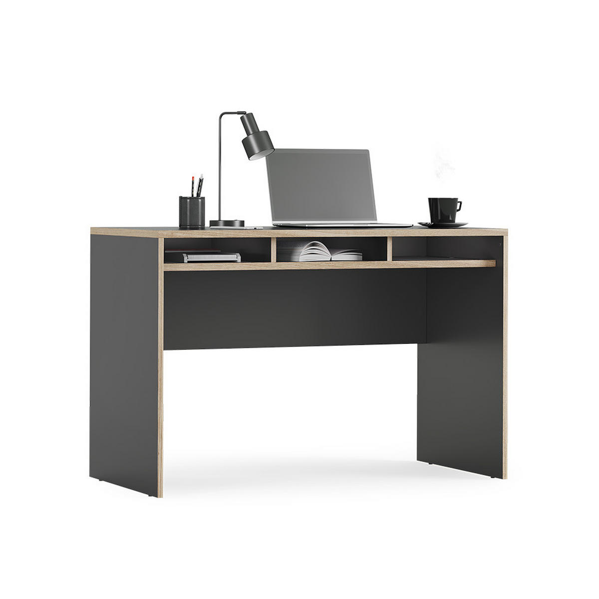 PSACÍ STŮL Tetrix Antracit - antracitová/béžová, kompozitní dřevo (55/112/75cm) - Vicco