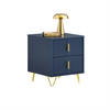 NACHTTISCH Blau - Blau, Holzwerkstoff (40/47/40cm) - SoBuy