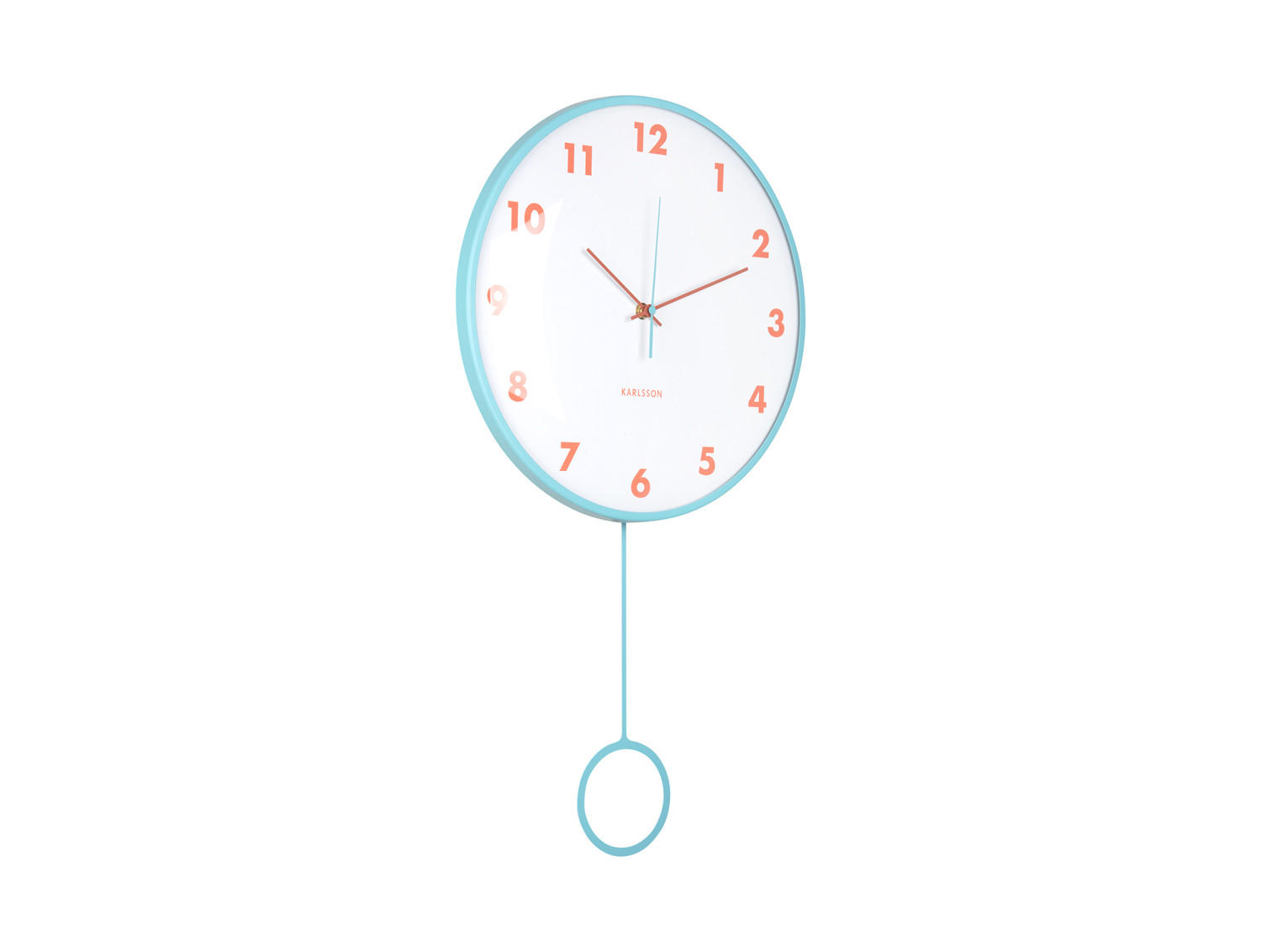 WANDUHR Cheeky Dome 7/35/61 cm - Blau, Metall (35/61/7cm) - Karlsson