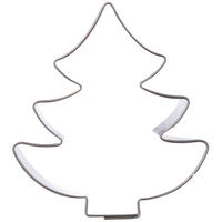 AUSSTECHFORM Tannenbaum 4,6 cm Silber - Silberfarben, Metall (4/1.5/4.6cm) - Orion 
