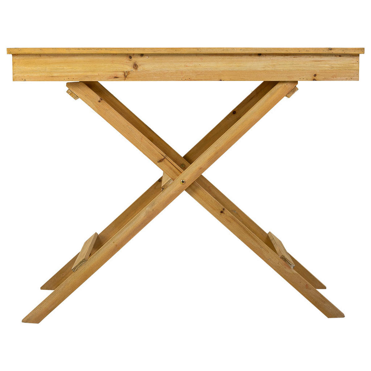 TISCH aus Holz, braun, 96x51x80cm - Braun, Holz (50.5/95.5/79.5cm) - Wanderlust