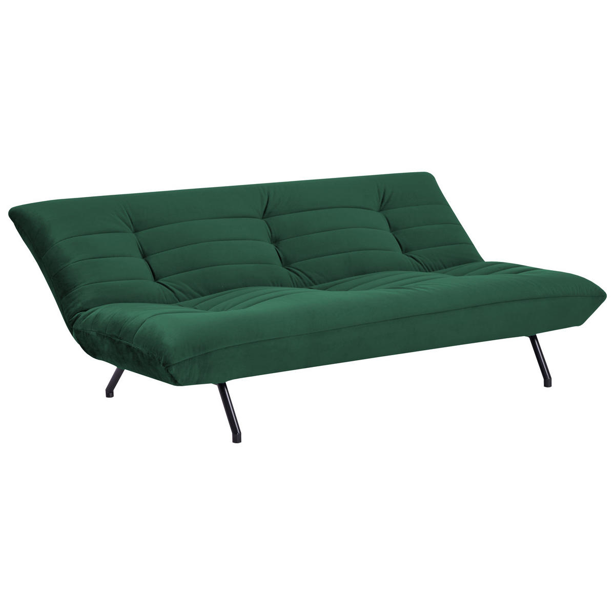 SOFABETT Anatole Grün 3 Plätze - Grün, Textil (185/82/92cm) - Happy Garden