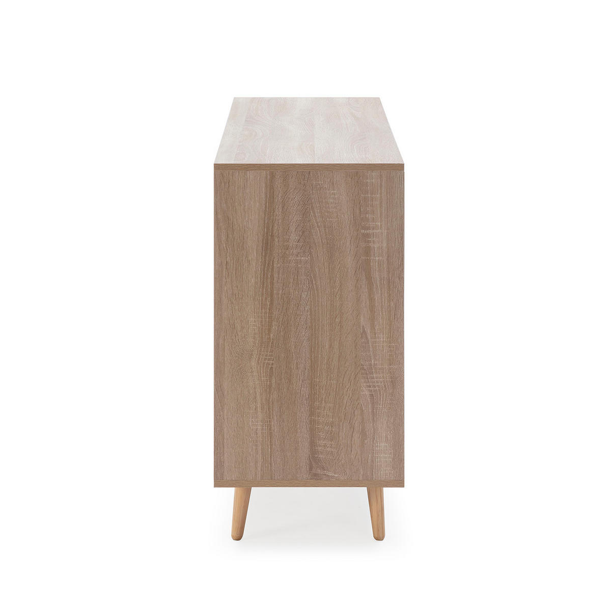 SIDEBOARD Dalia 3 Schubladen 2 Eichentüren - Honigeiche, Holzwerkstoff (120/81/40cm)
