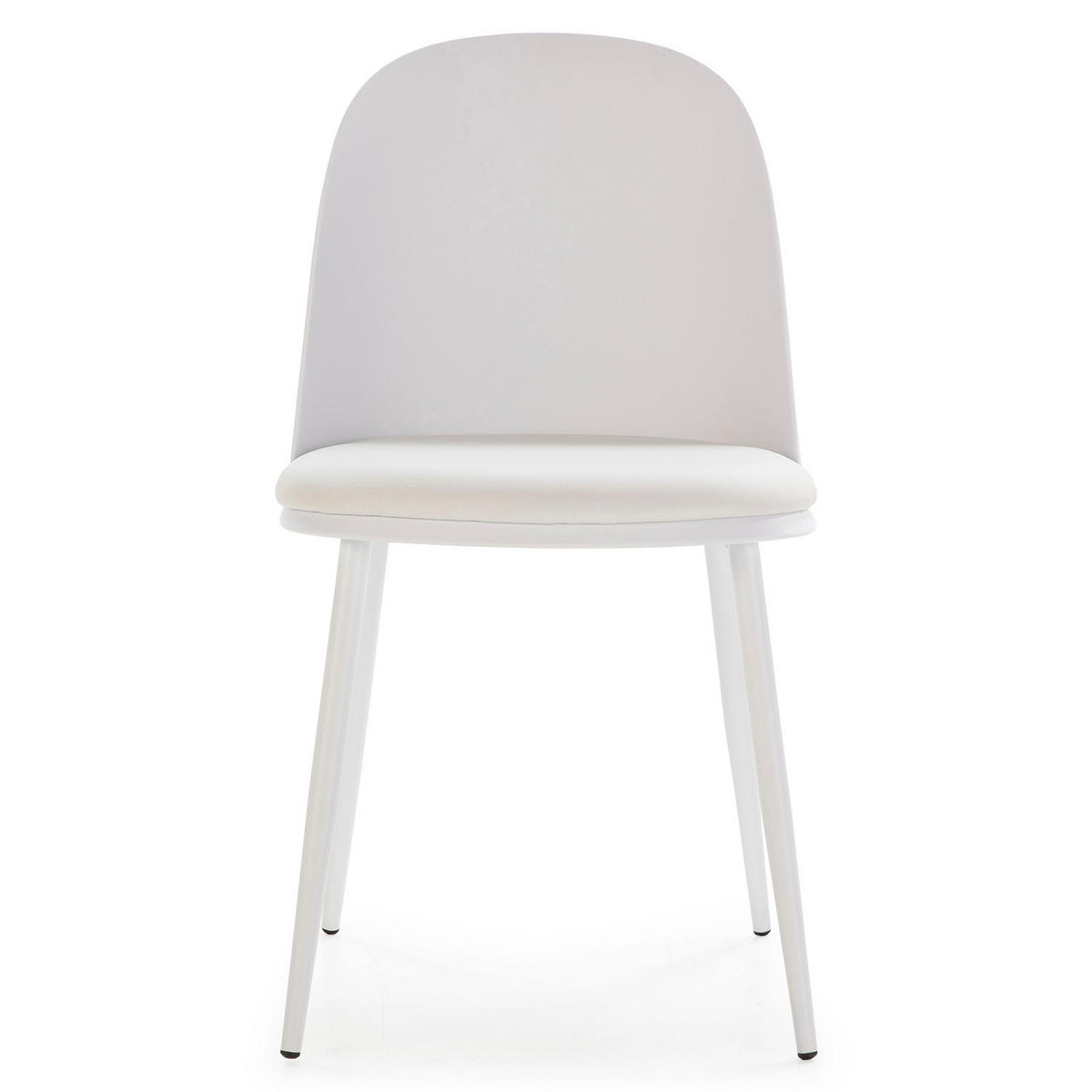 STUHL 4er-Set Kana weiß - Weiß, Kunststoff/Metall (45/83/51cm) - VS Venta-stock