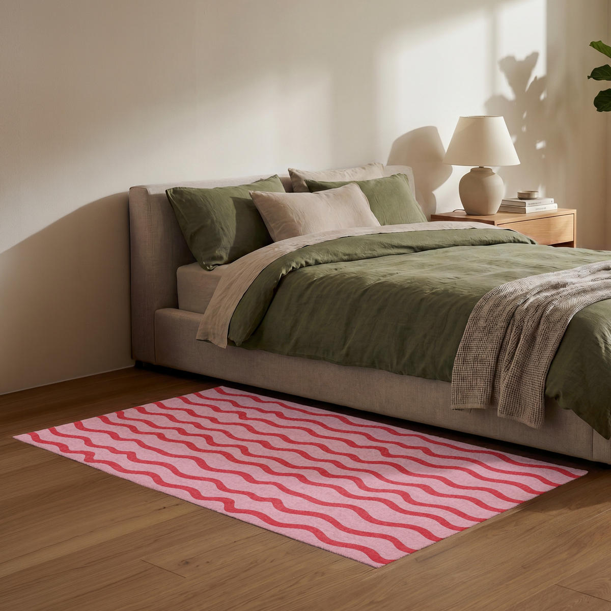KOBERCE - Hravé - vzor - červená - 150x90 cm - červená, textil/plast (150/0.4cm) - OnlyWow