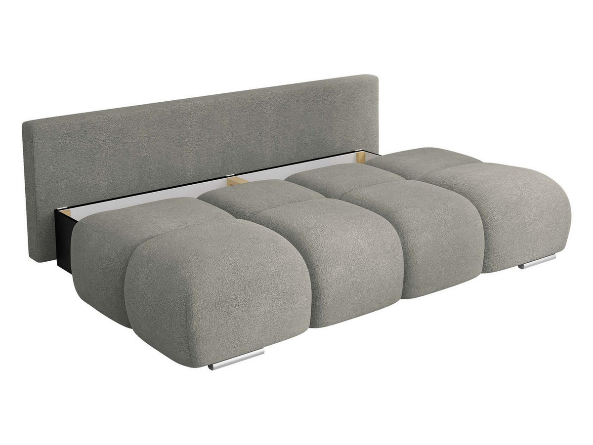SCHLAFSOFA Honey Mini - Schwarz/Grau, Holz/Kunststoff (195/89/90cm) - MIRJAN24