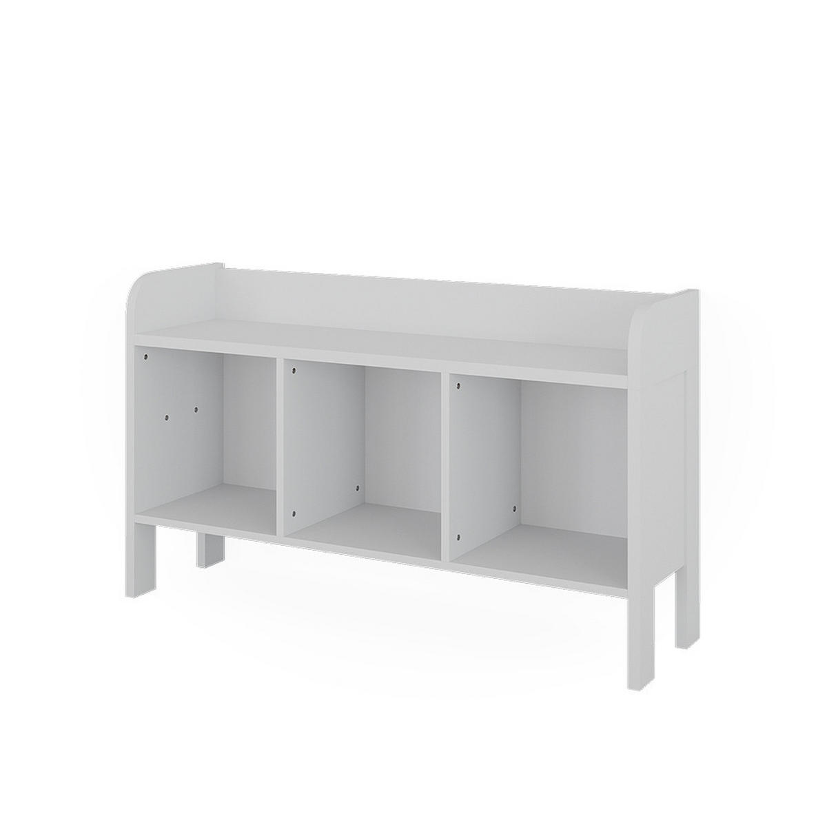 KINDERSITZBANK Ajaton Weiß 107.2 x 63.8 cm - Weiß, Holzwerkstoff (107.2/63.8/30.6cm) - VitaliSpa