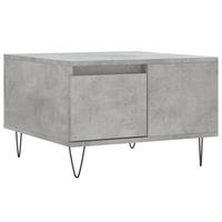COUCHTISCH Betongrau 55x55x36,5 cm Holzwerkstoff - Grau, Holzwerkstoff (55/55/36.5cm) - furnicato