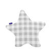 KISSEN vichy 50x50 cm grau - Grau, Textil (50/50cm) - Happy Friday