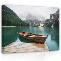 WANDBILDER Landschaft Berge Natur 60x40 - Multicolor, Holzwerkstoff (60/40cm) - Wallarena