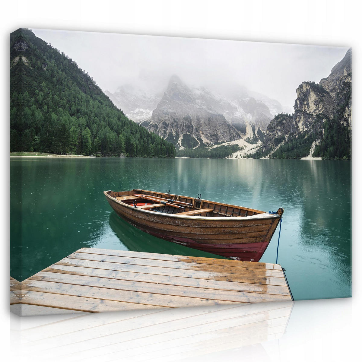 WANDBILDER Landschaft Berge Natur 60x40 - Multicolor, Holzwerkstoff (60/40cm) - Wallarena