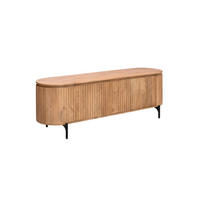 LOWBOARD Helena Mangoholz 165 cm / 45 cm Natur - Naturfarben, Holz (165/55/45cm) - Villa Möbel