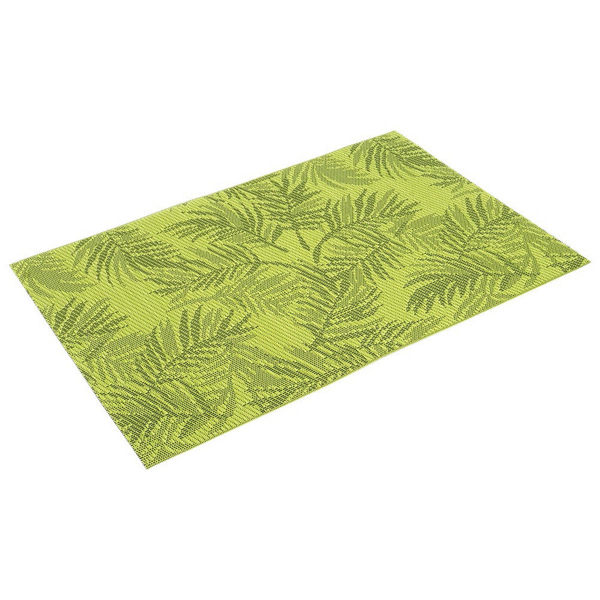 TISCHSET BLATTMOTIV, Kunststoff, grün, 45 x 30 cm - Grün, Kunststoff (1cm) - Excellent Houseware