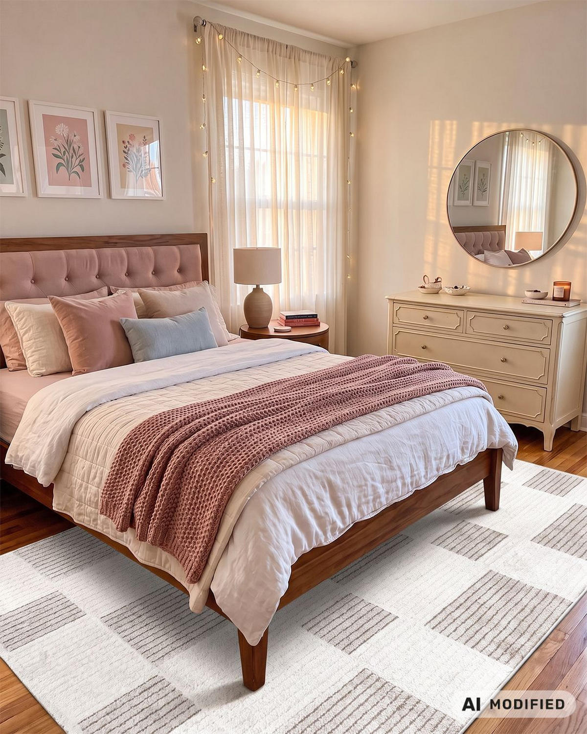 TEPPICH Mataro Ruta Mazovia 160x230cm Beige Braun Abstrakt Kurzflor - Beige, Textil (160/230cm) - Mazovia
