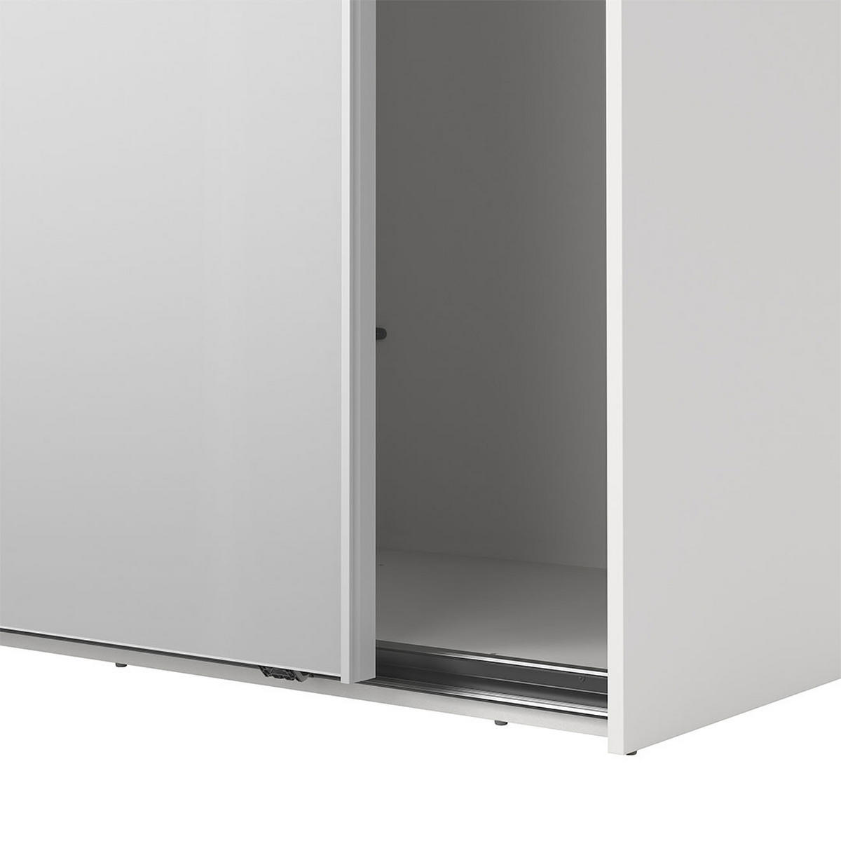 SCHIEBETÜRENSCHRANK, Como, Weiß, Holzwerkstoff, 244 x 67 x 221 cm - Weiß, Holzwerkstoff (244/221/67cm) - ebuy24